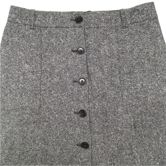 Eddie Bauer Mercer Fit Tweed Wool-Blend A-Line Skirt – Size 2 - Picture 2 of 9